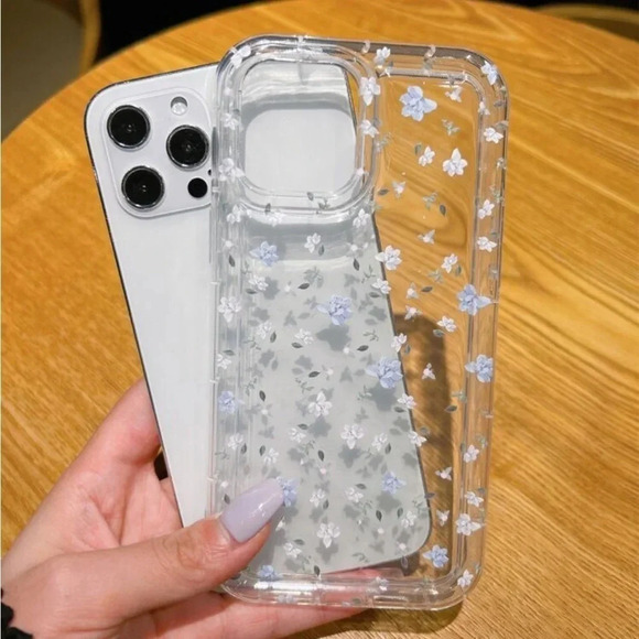 ⚠️Clearance iPhone 14/Pro/Pro Max Flower Print Phone Case - Picture 3 of 4